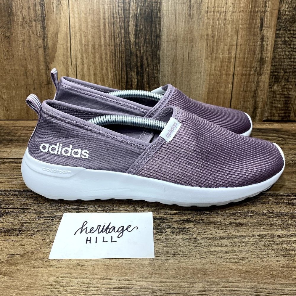 Lavender Adidas Cloudfoam Lite Racer Slip-Ons-Womens Size 7